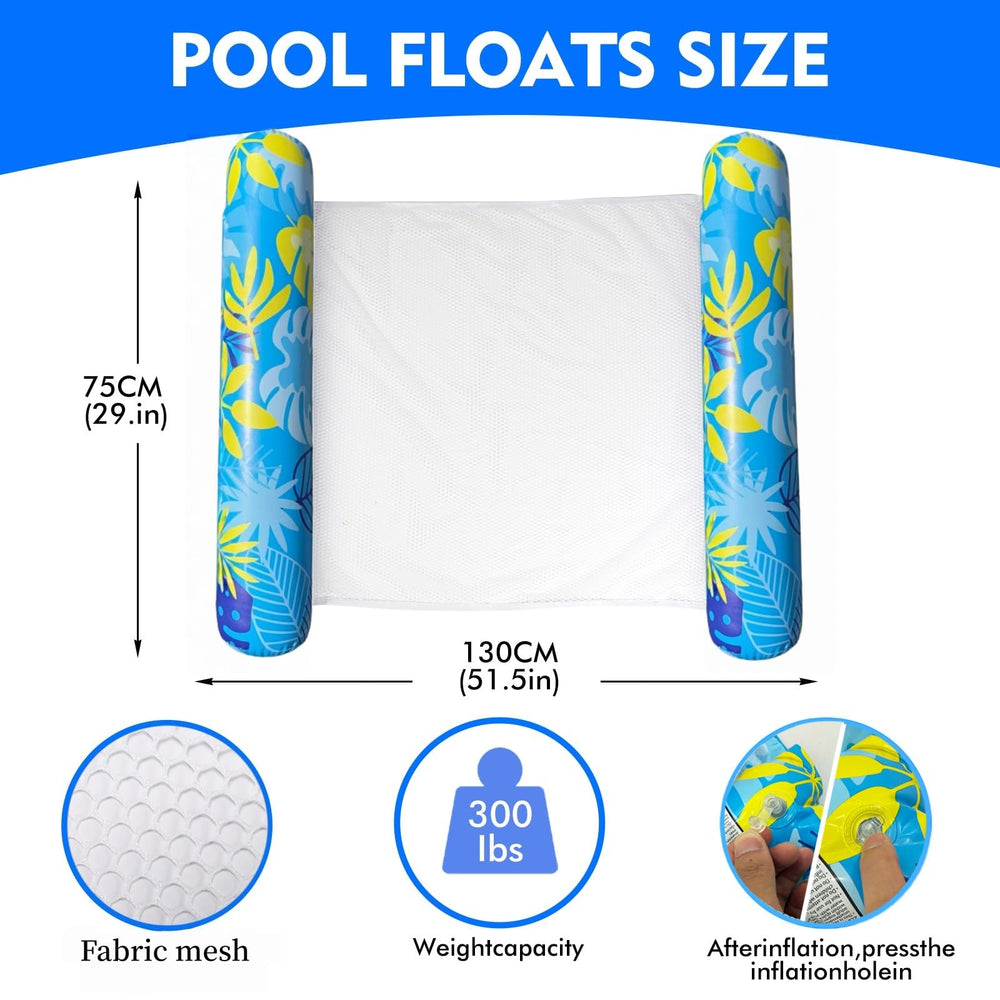 CLPCLP tropical-pattern float adds vibrant design to pool parties.