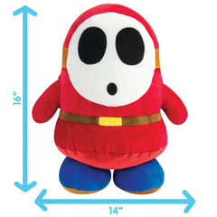 Club Mocchi Mocchi mega-sized 15-inch plush enhances kids' rooms with character.