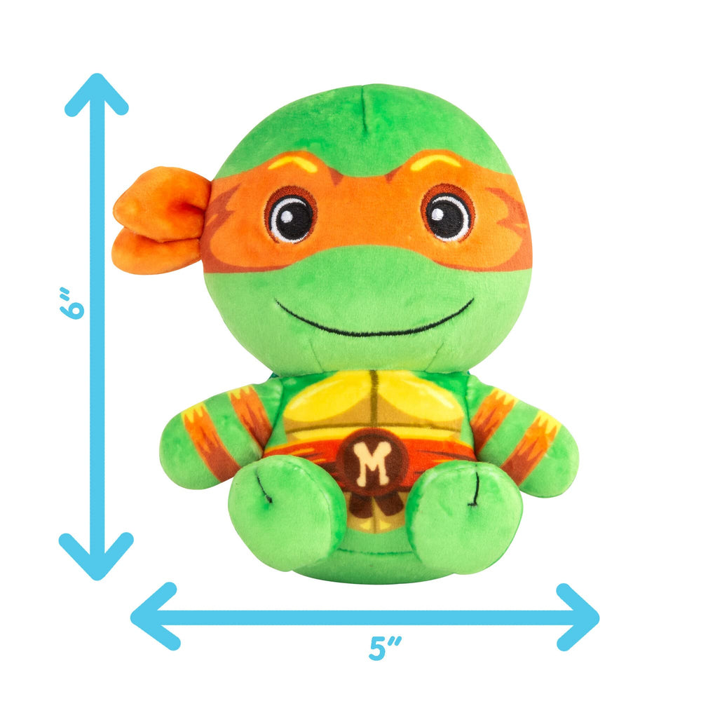 Club Mocchi Mocchi Michelangelo plush, 6-inch scale fits on shelves
