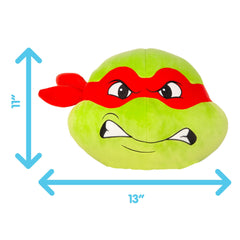 Club Mocchi Mocchi Raphael plush in a kids' playroom setting.