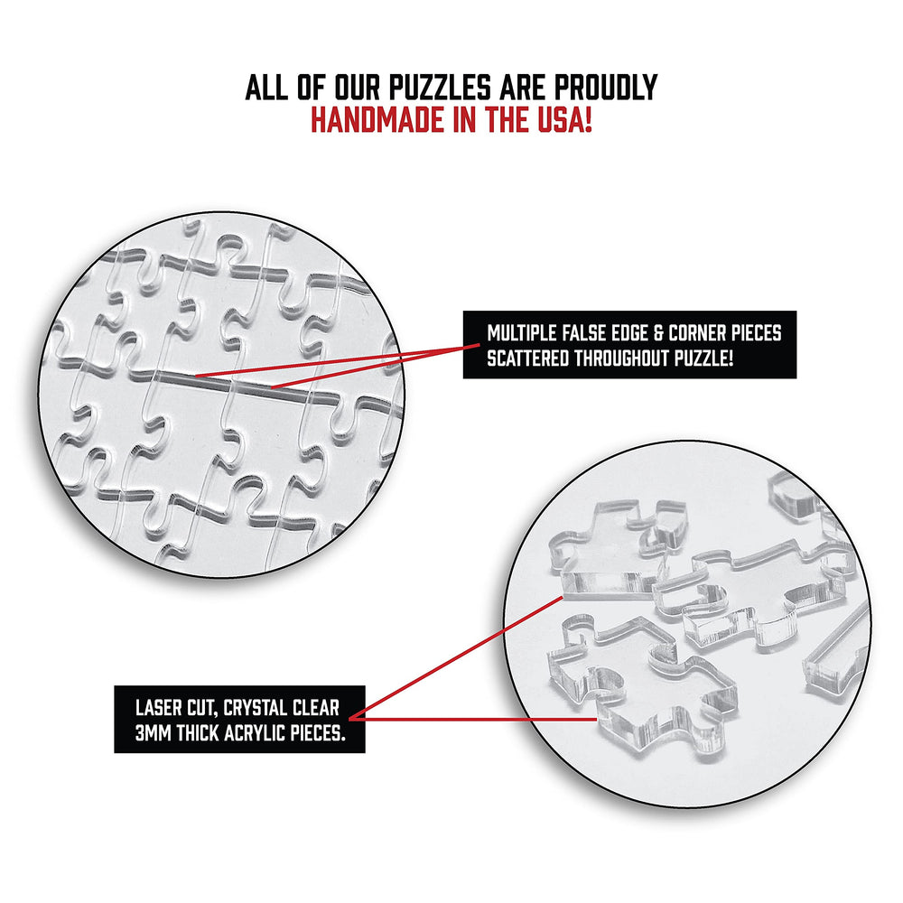 CM Originals Clearly Impossible Puzzle false-edge corners, enhancing puzzle complexity and misdirection.