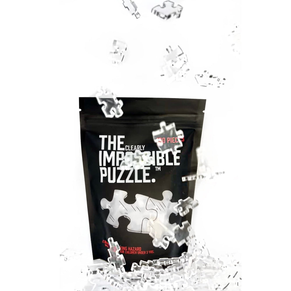CM Originals Clearly Impossible Puzzle proudly made in the USA with durable clear materials.