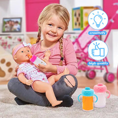 Cmaqpw two doll pacifiers for gentle, kid-friendly role play.