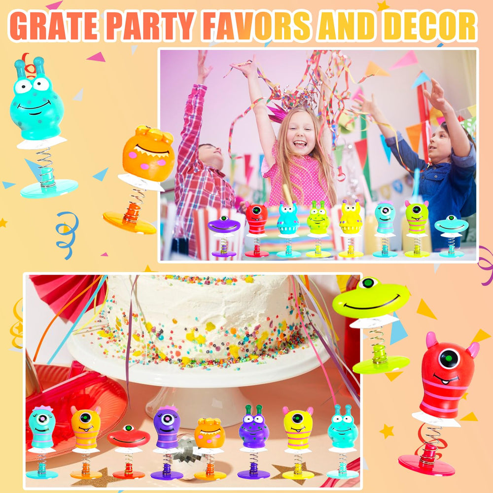 Cmaqpw jumping spring toy offers tactile, kinetic interaction for energetic kids.