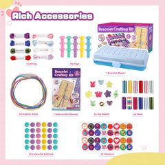 Cmiolacuna colorful beads and buttons invite creative bracelet designs.