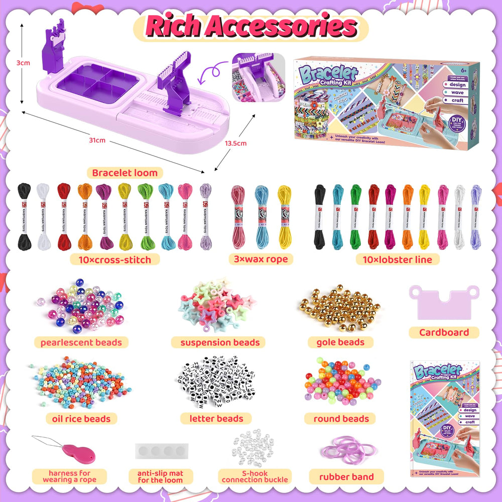 Cmiolacuna colorful strings pack to create vibrant bracelets