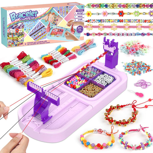 Cmiolacuna friendship bracelet loom ready for colorful weaving
