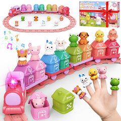Cmiolacuna learning toy farm train locomotive boosts imaginative play