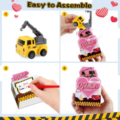 Cmiolacuna Valentines age-boxed gift set ideal for classroom party favors.