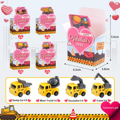 Cmiolacuna Valentines easy-assembly cards-box for mess-free school gift exchanges.