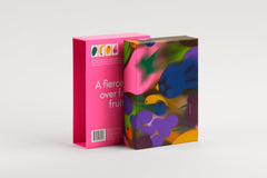CMYK Fruit Fight Magenta Edition card faces reveal playful fruit icons and quick decisions.