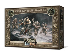 CMON cave dweller savages sculpt detail highlights intricate miniatures for painting.