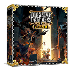 CMON Massive Darkness 2 Hellscape cover art for immersive dungeon adventures