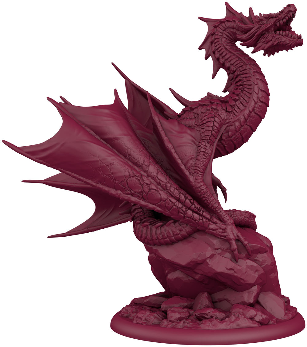CMON Mother of Dragons Viserion dragon miniature adds dramatic mobility.