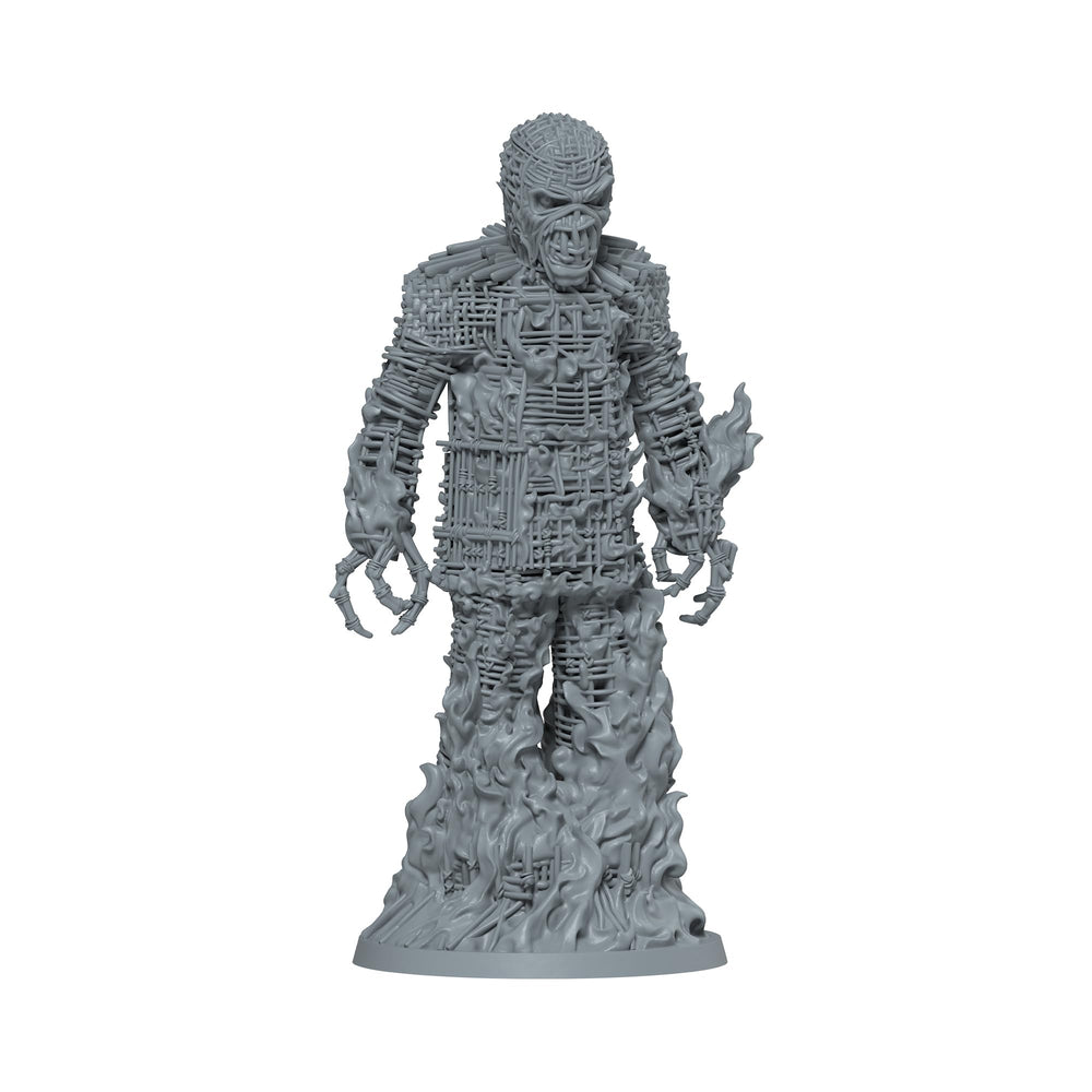 CMON Iron Maiden album art miniature reimagined for rich tabletop storytelling.
