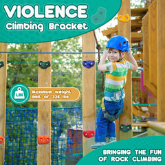 CMOOD rock wall kit in five colors for indoor or outdoor setups.