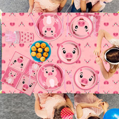 CMUSKO Pig napkins 40pc for quick cleanup