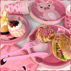 CMUSKO Pig 7-inch plates for easy serving and sharing