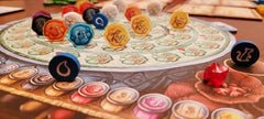 CMYK Quacks of Quedlinburg action showing brewing and dramatic explosions for exciting game nights.