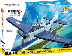 COBI Historical Collection WWII Grumman TBF Avenger landing gear with rotating wheels for realism