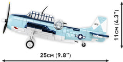 COBI Historical Collection WWII Grumman TBF Avenger pilot-figure adds crew realism