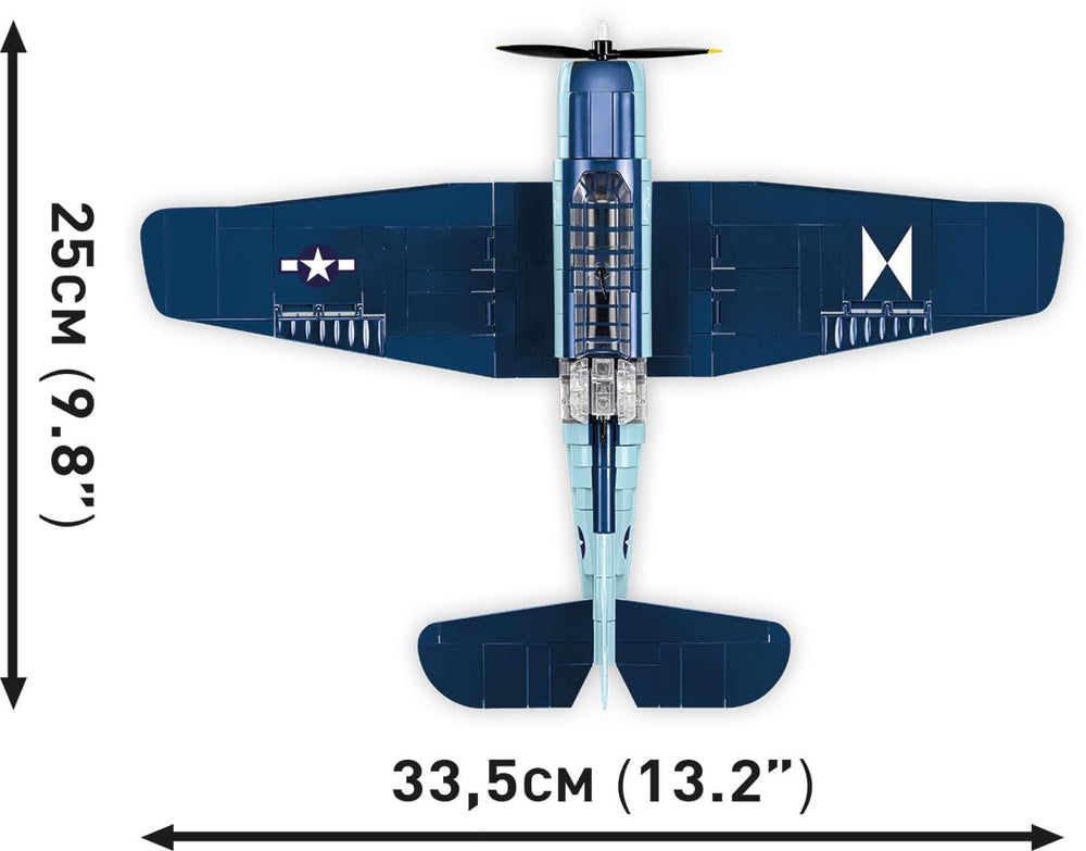 COBI Historical Collection WWII Grumman TBF Avenger propeller captures dynamic display