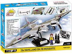 COBI Mosquito plane pilot figure adds realistic scale for authentic dioramas.