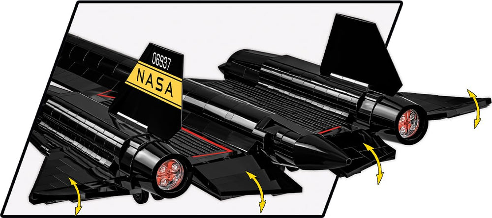 Engine flame visuals on COBI SR-71 Blackbird for dramatic propulsion feel