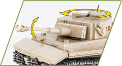 COBI Tiger 131 wheels and tracks move for interactive play or display.