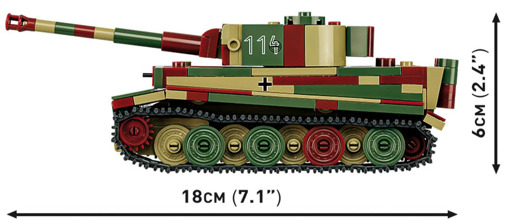 COBI Tiger Ausf. E 1:48 EU-made craftsmanship