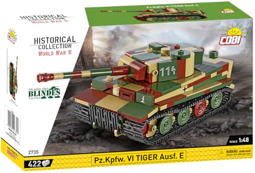 COBI Tiger Ausf. E 1:48 rear view showing detailing