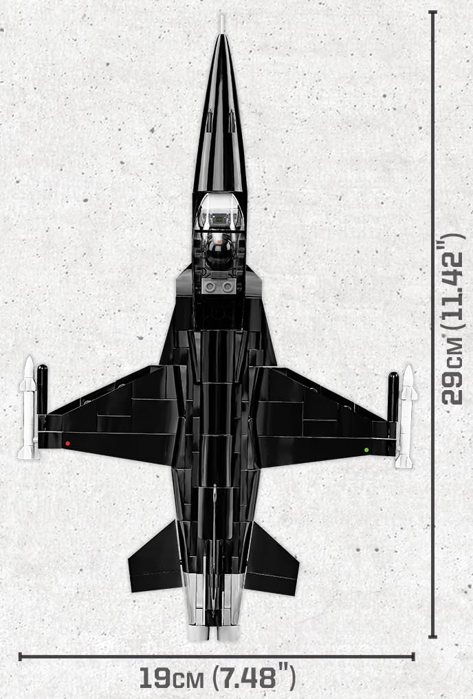 COBI TOP Gun MIG-28 top view highlighting scale accuracy for collectors