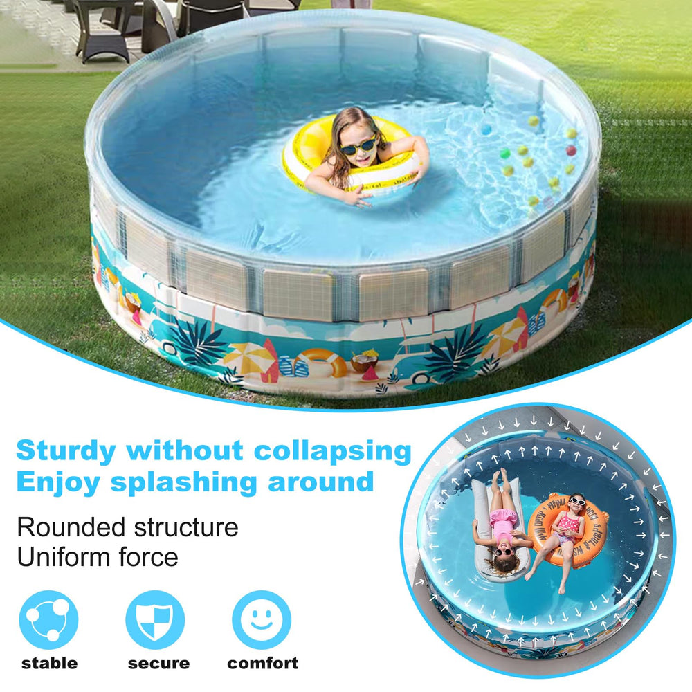 COBOPANDA foldable-pool-79x18 quick-fold design enables easy storage after use