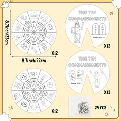 COcnny coloring cards show four patterns for group coloring activities