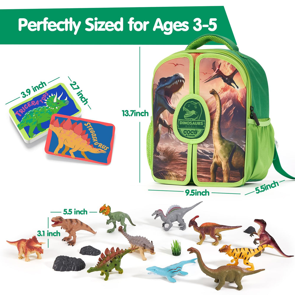 COCO&Friends portable-dino-playset lightweight and travel-ready