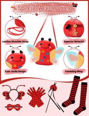 Cocojeci Ladybug wand enhances pretend magic moments.