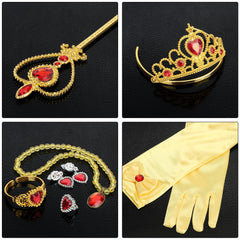 Cocojeci princess necklace is light and elastic for easy costume changes.