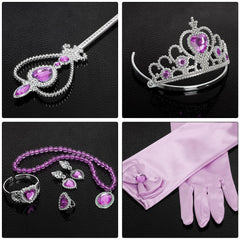 Cocojeci princess ring with adjustable fit for tiny fingers