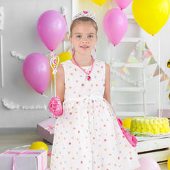Cocojeci princess tiara in rose for magical moments and party photo opportunities.
