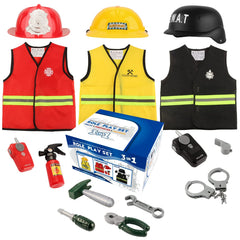 Cocojeci tool set for budding builders during dress-up play.