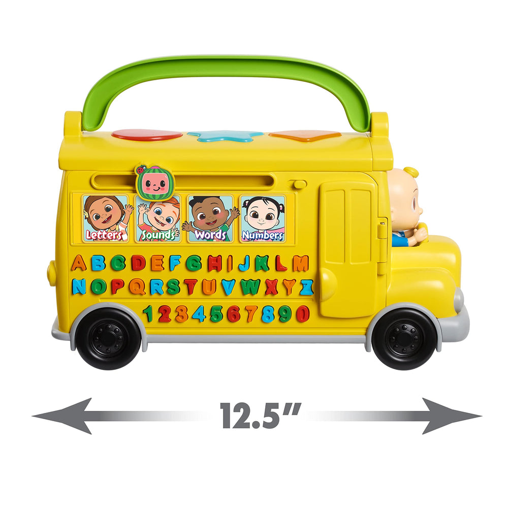 CoComelon bus built in handle helps learning on the go