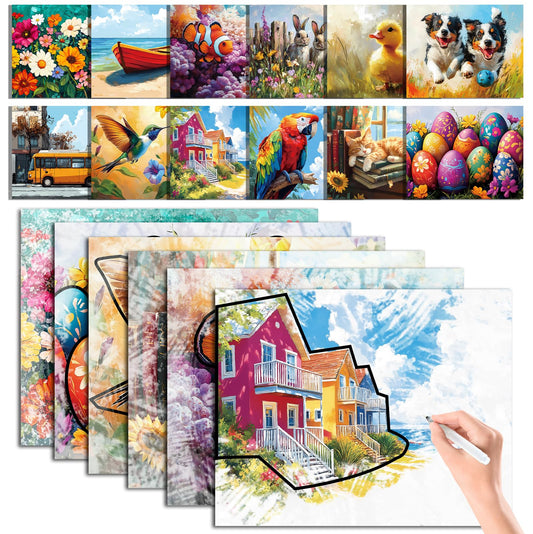 Codonen 12-pack water doodle painting toys for seniors offering mess-free creative fun