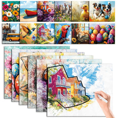 Codonen 12-pack water doodle painting toys for seniors offering mess-free creative fun