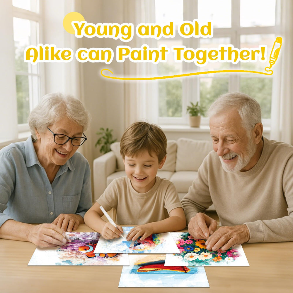 Codonen dementia activity set supports calming focus and family bonding during painting