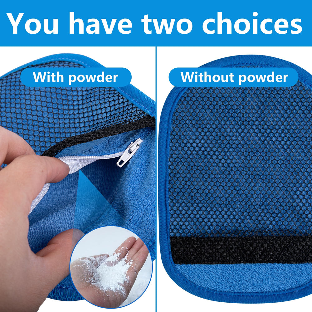 Codree wipe-off mitt worn on the hand for easy beach cleanup