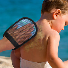 Codree sand wipe off mitt reusable beach accessory for palm cleaning.