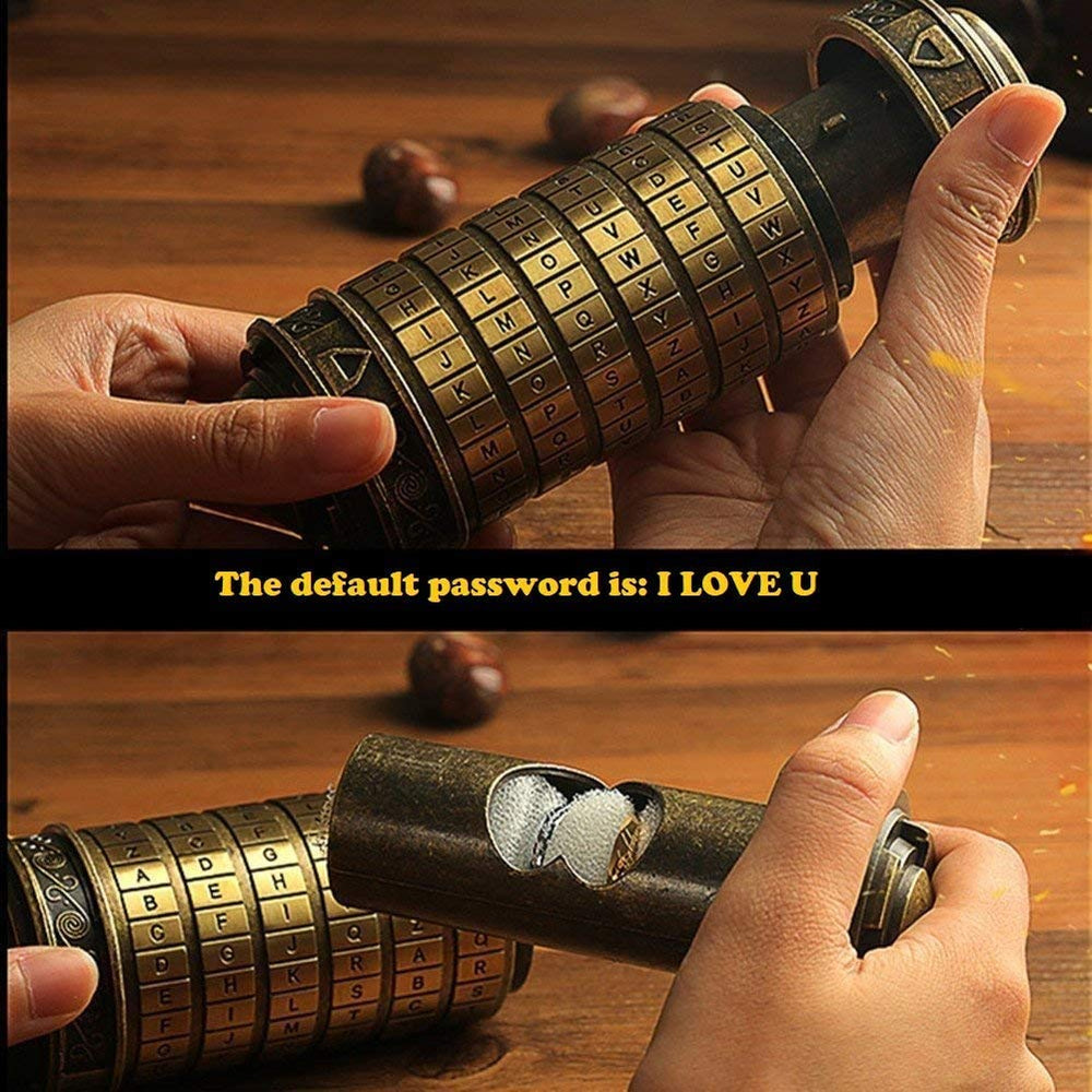 hidden compartment inside Cryptex ready to store keepsakes