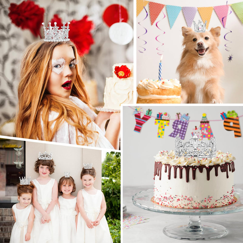 COIDEA crown toppers for party decor and bouquet accents