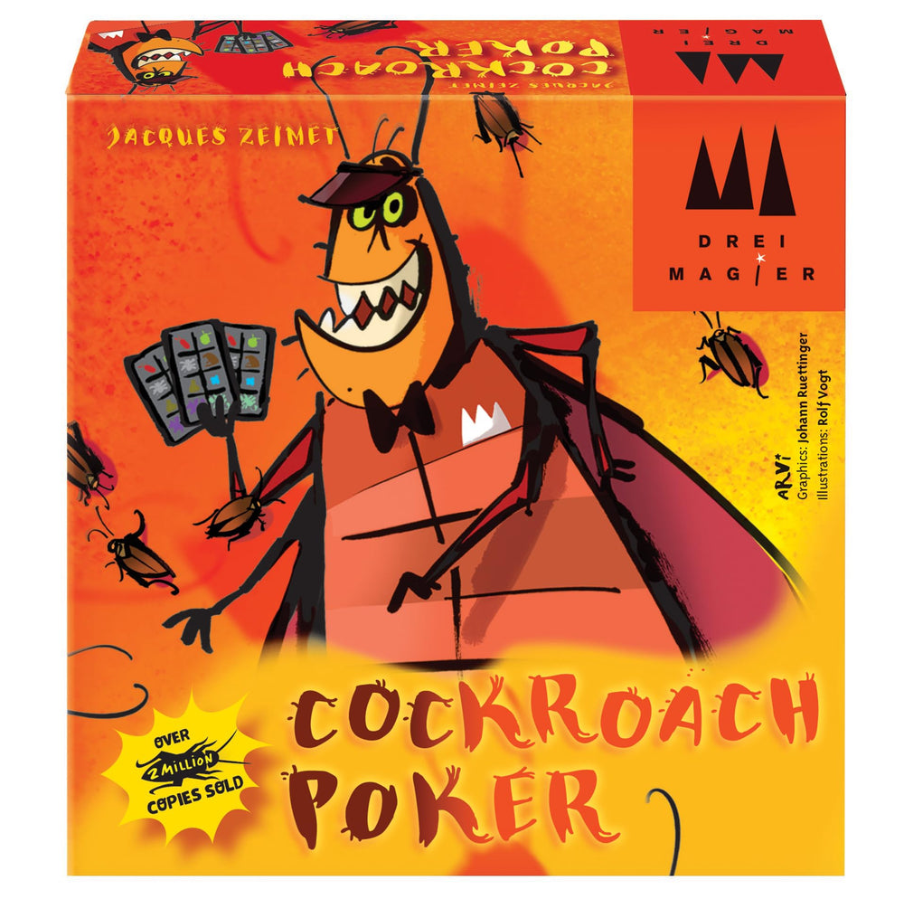 Coiledspring Schmidt DMS Cockroach Poker card illustrations with creepy critters