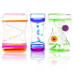 Coitak liquid motion bubbler timer with colorful bubbles for sensory play.